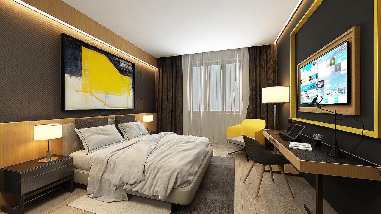 Maccani Black Luxury Suites Belgrado Buitenkant foto