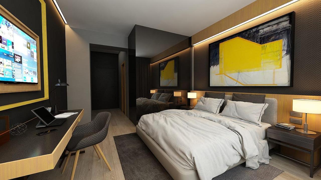 Maccani Black Luxury Suites Belgrado Buitenkant foto